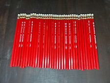 Musgrave Lead Pencils Hermitage 510 Thin Red Lot Of 36 Made In USA Unsharpened picture