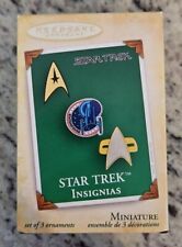 Hallmark Keepsake Ornament Star Trek Miniature Insignias picture