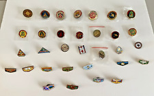BSA Order of Arrow Pins Vintage mostly new, some unused lot of 32 picture