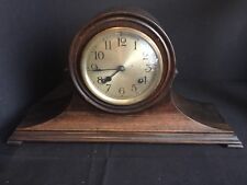 Antique Vintage New Haven Clock Co. Mantel Tambour Clock picture