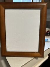 Contemporary Solid Teak Wood 10x12 Picture Frame For 8x10 Photo Velvet Rear picture