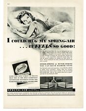1937 Spring-Air Mattress Vintage Print Ad Holland Michigan MI picture