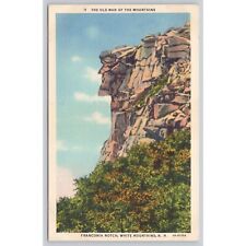 Postcard The Old Man of the Mountain Franconia Notch White Mountains NH Vintage picture