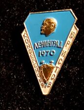 EXTRA RARE Vintage Soviet USSR badge wth LENIN LAW MITING KGB LOGO 1970 LENGRAD picture