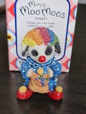 Mary's Moo Moos Figure Clown On The Farm Enesco Figurine #725811 With Box picture