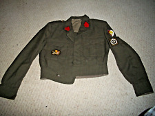VINTAGE US ARMY JACKET W/ ATTACHMENTS.  NO FLAWS NOTED. picture