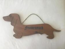 RARE Vintage FRANKENMUTH BEER & ALE Dachshund Dog TAVERN SIGN  Advertising picture