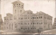 RPPC-Woodward Oklahoma High School Building Architects Drawing 1911 picture