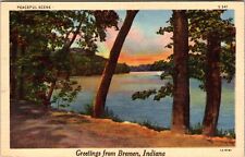 Bremen IN-Indiana, Scenic General Greetings, Vintage Postcard picture