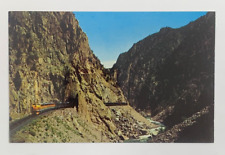The Rio Grande Railroad The California Zephyr Gore Canyon Moffat Tunnel Postcard picture