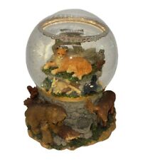Westland Giftware Water Glitter Snow Globe Music Box Wild Life Plays Big Country picture