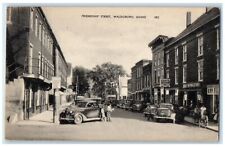 1945 Friendship Street Classic Cars Establishments Waldoboro Maine ME Postcard picture
