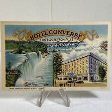 Vintage Linen Postcard The Converse Hotel, Niagara Falls, N.Y. picture