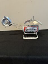 Aluminium Budweiser beer can handcrafted Helicopter picture