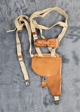 East German Makarov Tan Leather Shoulder Holster Magazine Pouch Police MDI picture