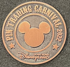 Disney HKDL Trading Carnival 2022 Mickey Mouse Coin Bronze Pin picture