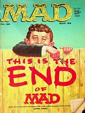 Vtg MAD Magazine Issue #46 April Fools 1959 This is The End Of Mad picture