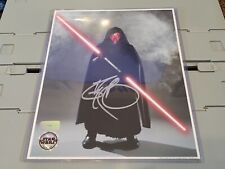 Ray Park Darth Maul signed 8x10 photo with Celebrity Authentics COA picture