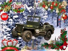 🎁 GREAT GIFT CHRISTMAS ORNAMENT USMC WILLYS ARMY FORD JEEP MB GPW WW2 KOREA🎁🎁 picture