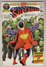 Superman #237 May 1971 FN Sand Creature Superman, Neal Adams cover picture