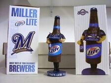 2011 Milwaukee Brewers Miller Lite Beer Bottle Vendor Bobblehead SGA New In Box picture