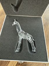 Swarovski Silver Crystal Figurine Baby Giraffe  picture