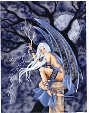 ⚡ Lightning Fairy Print by Fantasy Artist Amy Brown  8.5