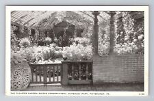 Pittsburgh PA-Pennsylvania, The Cloister Garden, Antique, Vintage Postcard picture