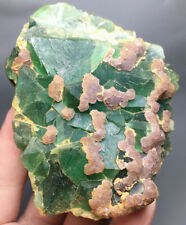 389g Unique Natural Perfect Green  fluorite Mineral Specimen picture
