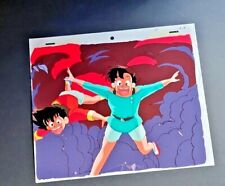 Original Japanese Anime Cel 2 KIDS at Play ~ UNKNOWN SHOW #74 RAY ROHR Artifacts picture