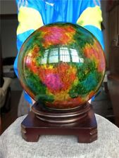 25 lb Beautiful Seven Colors Jade sphere healing -Taiwan China #B6 picture