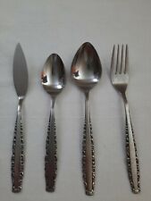 4 Pcs Northland Stainless Love Story Soup Spoon Teaspoon Butter Knife Salad Fork picture