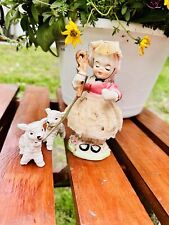 Rare Vintage Antique Made In Japan”Little Bo-Peep Walking Her 2 Sheep”So Pretty picture