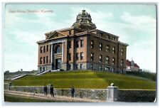c1910 Exterior View Court House Building Sheridan Wyoming WY Vintage Postcard picture