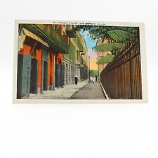 Louisiana, New Orleans - Saint Anthony's Alley - Linen Postcard Posted 1935 picture