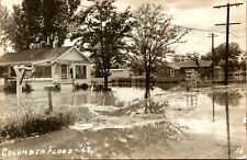 RPPC 1948 Columbia River Flood Vanport Oregon OR UNP Vtg Postcard picture