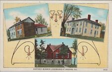 Postcard Historic Mormon Landmarks at Nauvoo IL  picture