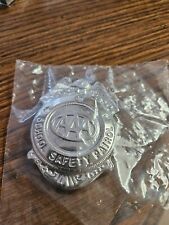 AAA SCHOOL SAFETY PATROL BADGE   NEW OLD STOCK ALL METAL picture