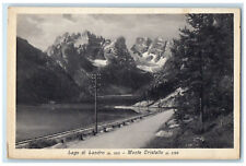 1953 Lake Landro Monte Cristallo Belluno Veneto Italy Vintage Postcard picture