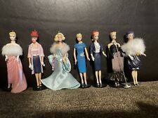 Vintage Hallmark Barbie Christmas Ornament Keepsake Lot of 7 doll 4” picture