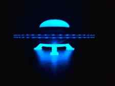 Alien Spacecraft Flying Saucer Area 51 Glow in the Dark Blue picture