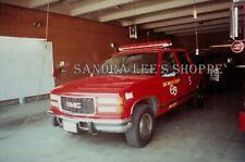 Fire Truck GMC Crewcab 5 Los Angeles County Fire Dept CA 4x6 Photo #505 picture