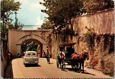 CONTINENTAL SIZE POSTCARD FAMOUS GREGORY ARCH THE BAHAMA ISLANDS NASSAU picture