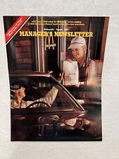 McDonald's Manager's Newsletter August 1983 VTG & RARE  Ed Rensi, Success Begin picture