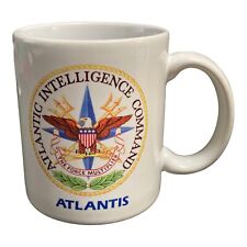 US Navy Atlantic Intelligence Command Coffee Mug IBM GTE Software Vintage  picture