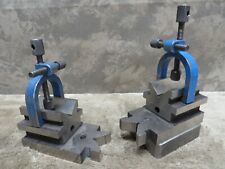 Vintage Machinist V Block and Clamps Pair picture