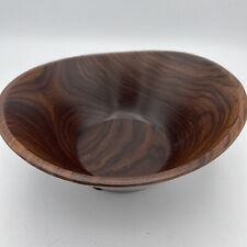 Vintage Hand Turned Costa Rican Cocobolo Rosewood Bowl picture