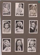 LILIAN HARVEY MOVIE FILM STAR 90 Vintage ROSS Photo Cigarette Cards (L5836) picture
