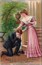 c1910s THE LORD'S PRAYER Religious Postcard 