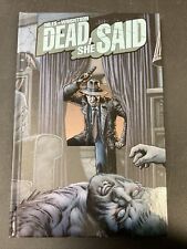 Dead, She Said by Steve Niles and Grant Goleash (2008, Hardcover) SIGNED picture